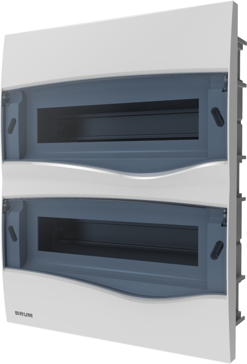TABLERO EMB PLASTICO P/24 TM TRANSPARENTE BRUM 