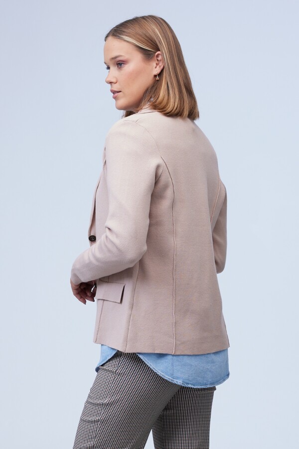 Cardigan Solapa BEIGE