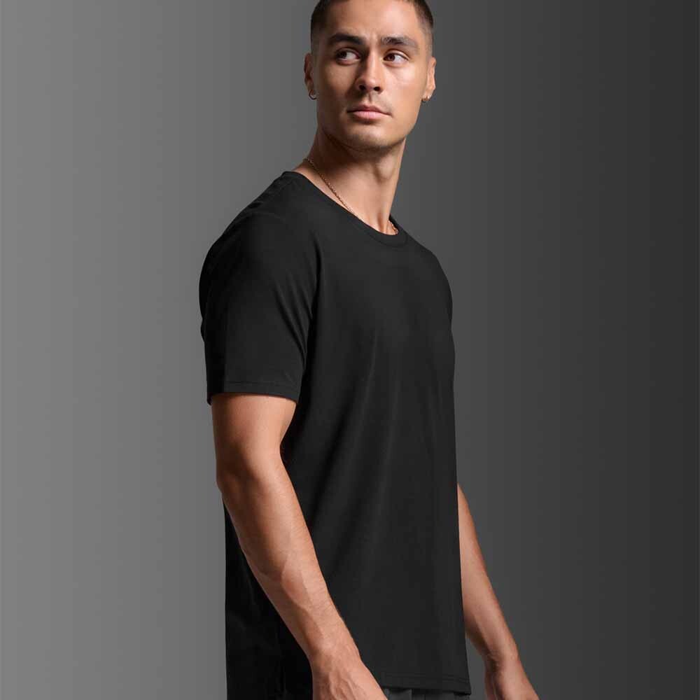 Polo Training Motion Cotton Flex Tee Hombre Black/black