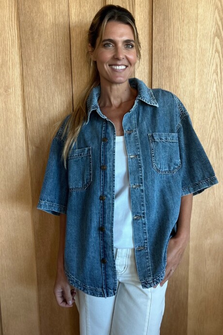 Sobrecamisa Sol Denim Azul Soft