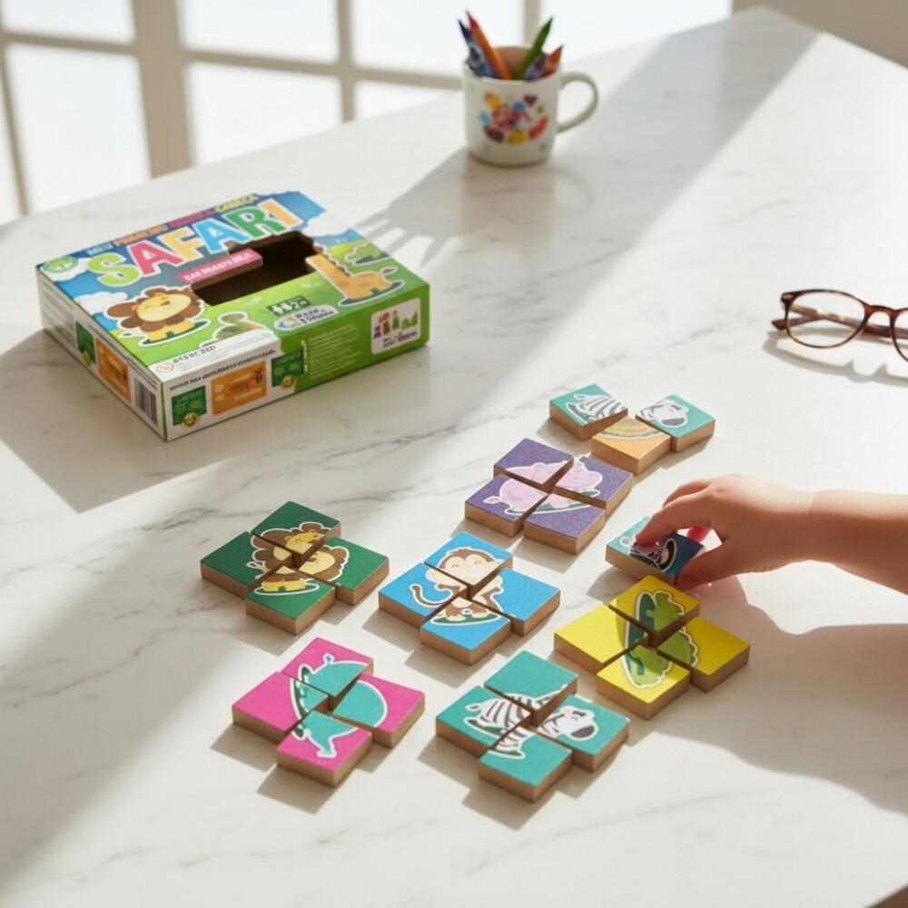 Mi primer puzzle madera P&F safari
