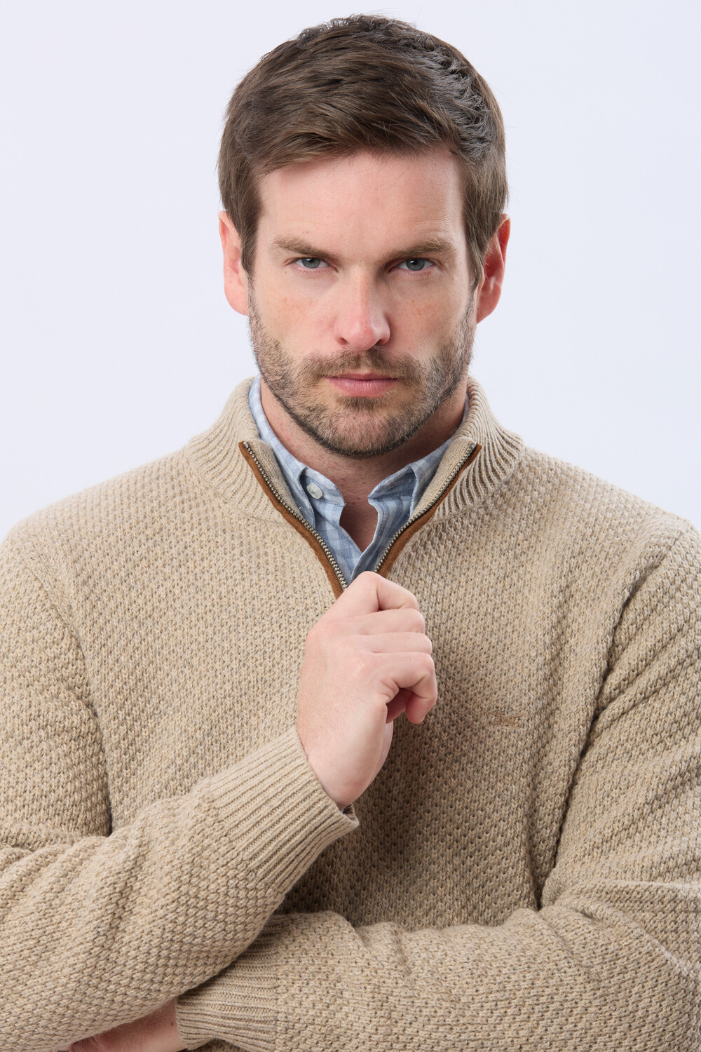 BUZO TEJIDO DE ABRIGO Beige