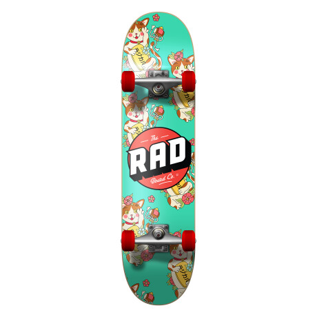 Skate Completo Rad Lucky Cat 7.75" - Jade Skate Completo Rad Lucky Cat 7.75" - Jade