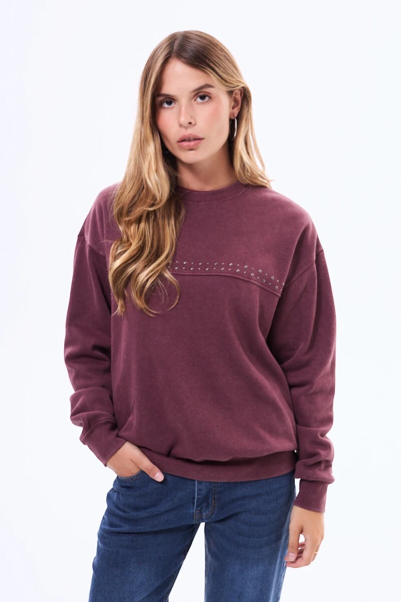 Buzo de felpa Trancoso Bordeaux