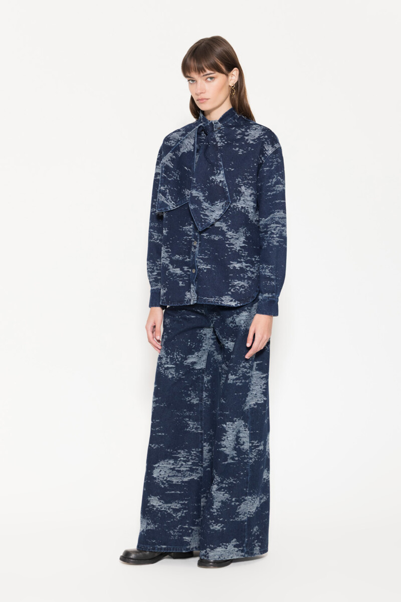 CAMISA COMBAT Azul
