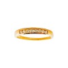 Anillo Sin Fin-Oro bajo-Piedra zirconia-AN8011 conpiedra
