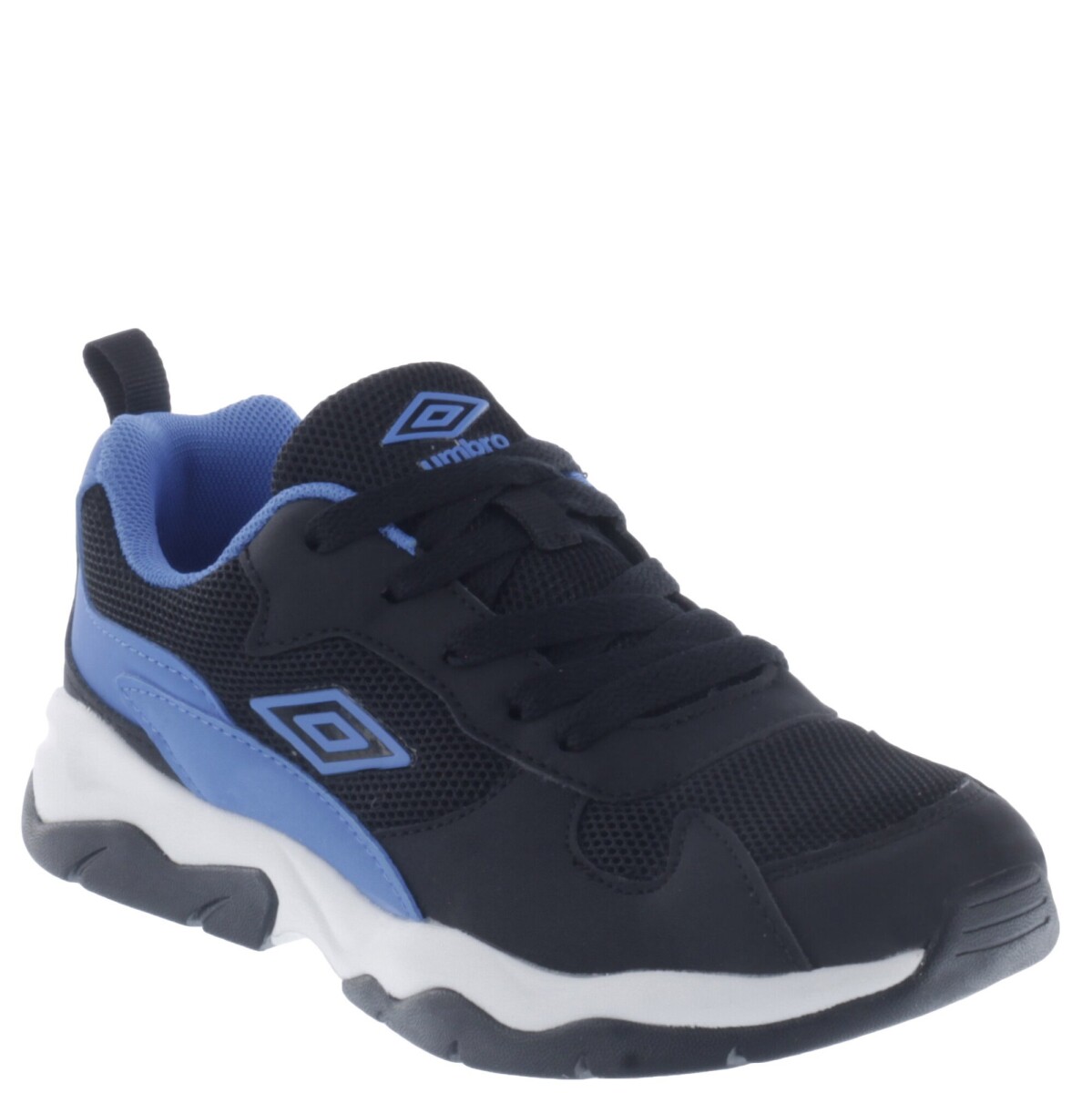 Championes Infantiles Umbro Orbit - Negro - Azul Real 