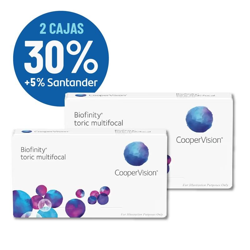 Set Biofinity Multifocal Torico X 2 Cajas Blanco