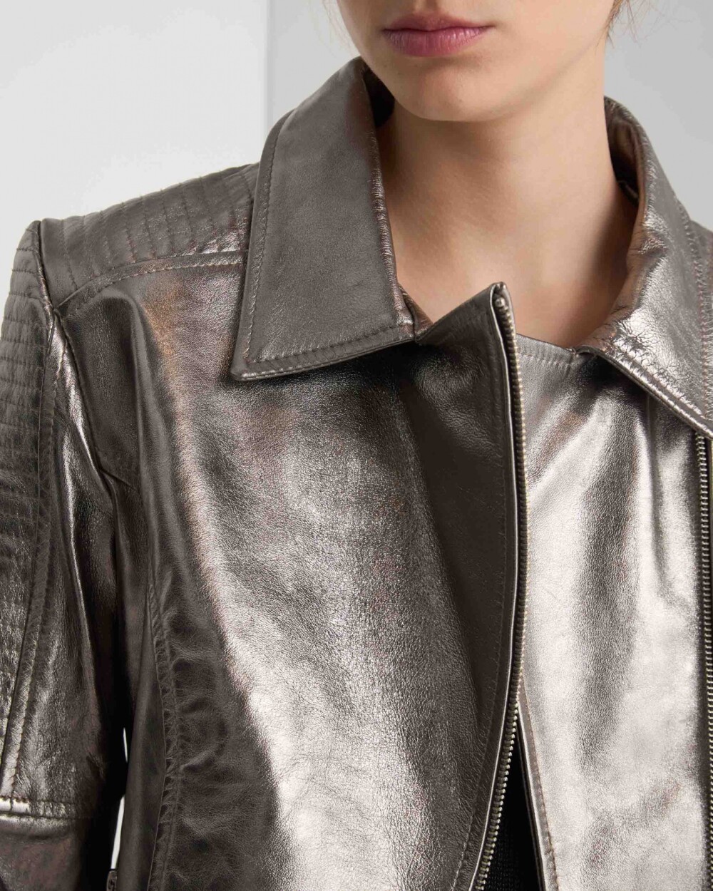 Campera Lavanda Metalizado