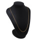 Cadena forcet en oro 18k rosa. Largo 57 cm Cadena forcet en oro 18k rosa. Largo 57 cm