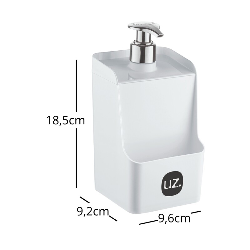 Dispensador de jabón líquido 500 ml BLANCO