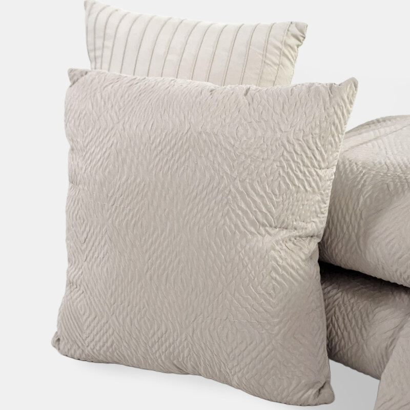 JGO EDREDON AVELLA BEIGE KING 264X229CM 5PZAS Unica