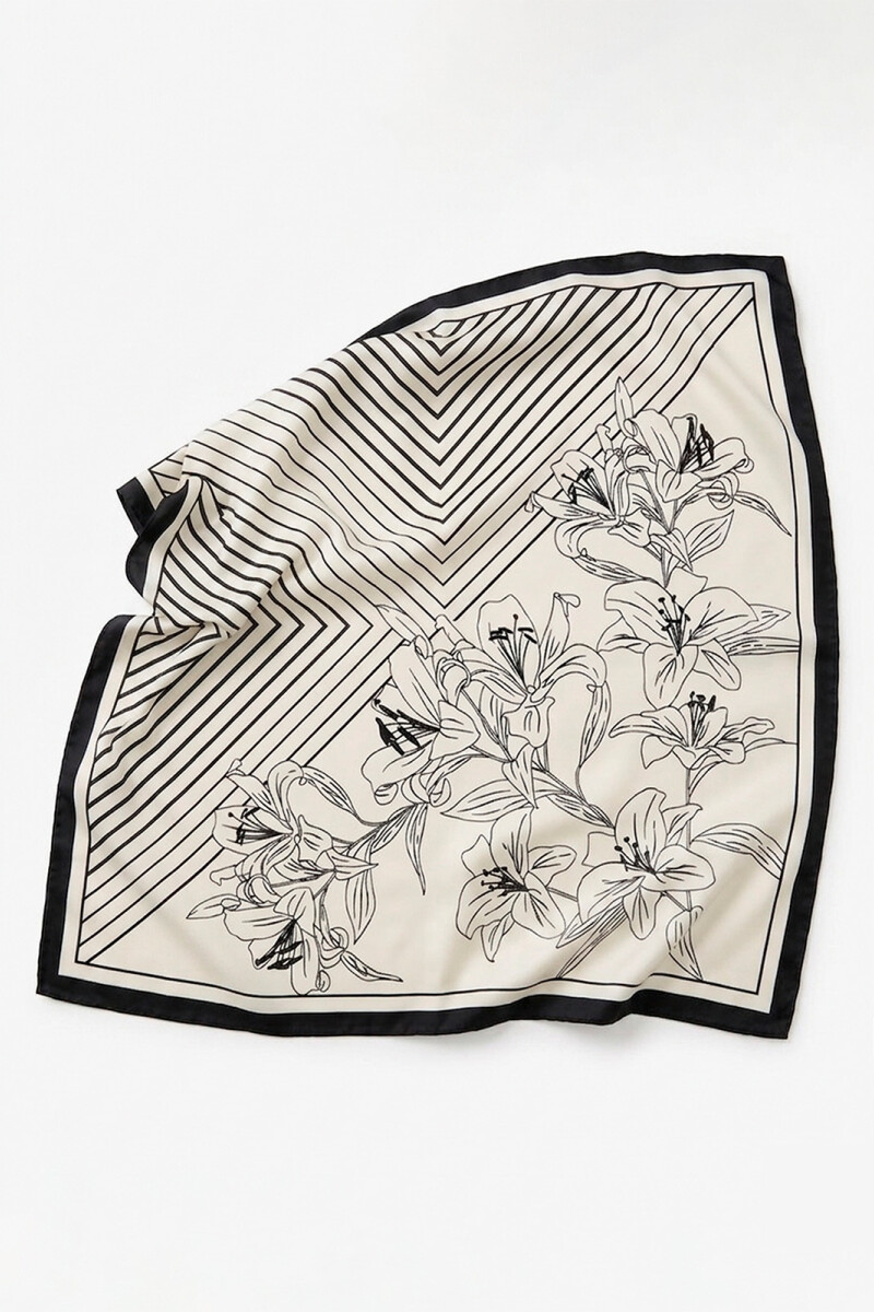 FOULARD RAYAFLOR NEGRO