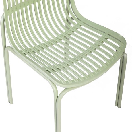 SILLA DE COMEDOR POLIPROPILENO VERDE LISA