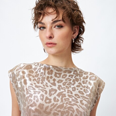 TOP HILTON Beige