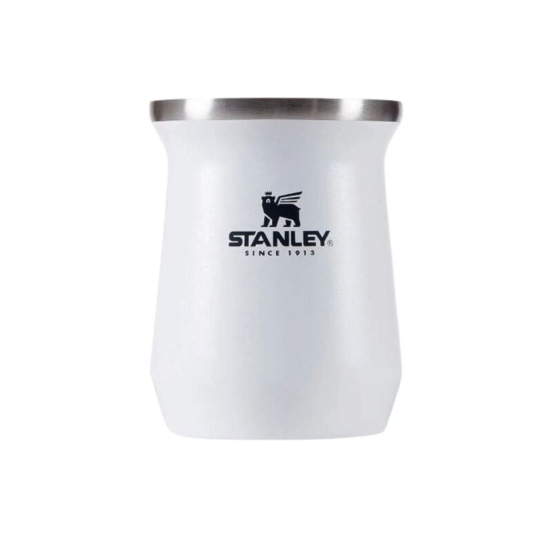 Mate Acero Inoxidable Classic Stanley Blanco