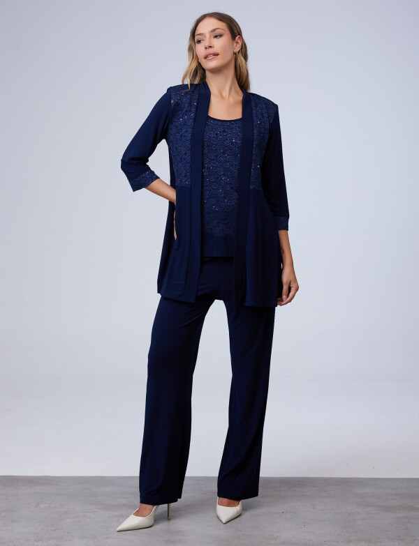 Set Blusa, Pantalón & Chaqueta AZUL