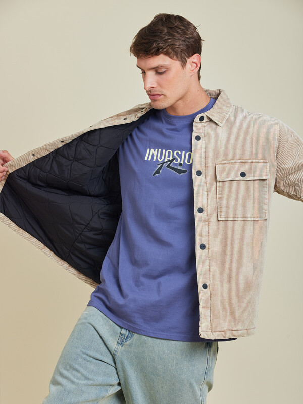 SOBRECAMISA FITZ RUSTY Camel