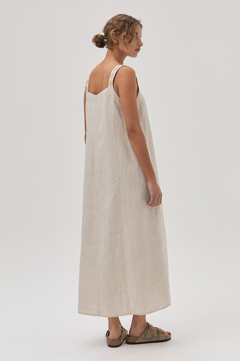 Vestido Vespa Beige