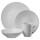 Set de Vajilla 16 Piezas Stoneware Thomson Pottery MONO WHITE