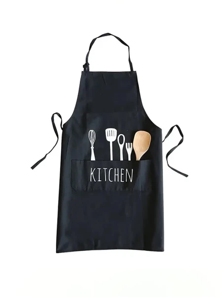 DELANTAL KITCHEN NEGRO