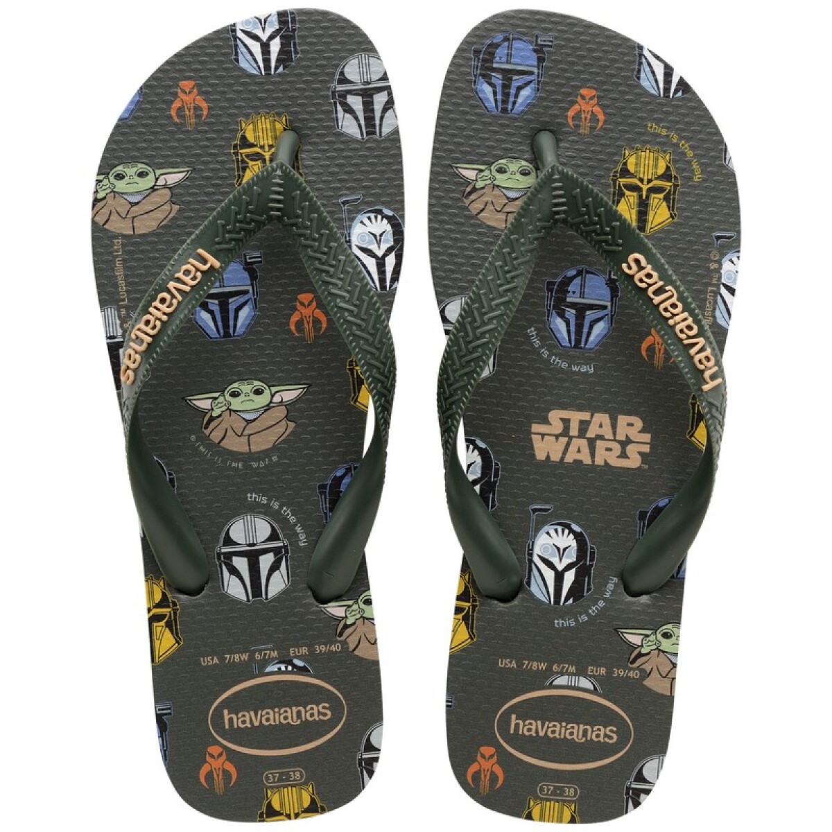 Ojotas Havaianas Star Wars - Verde 