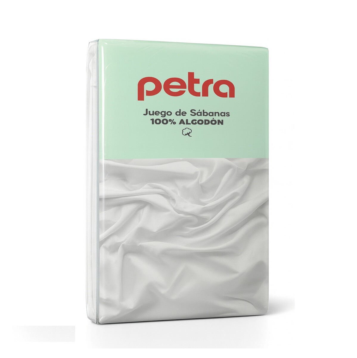 Sábanas 2 Plazas Juego 4 Piezas C/ Funda Almohadas Polyester Blanco Liso 