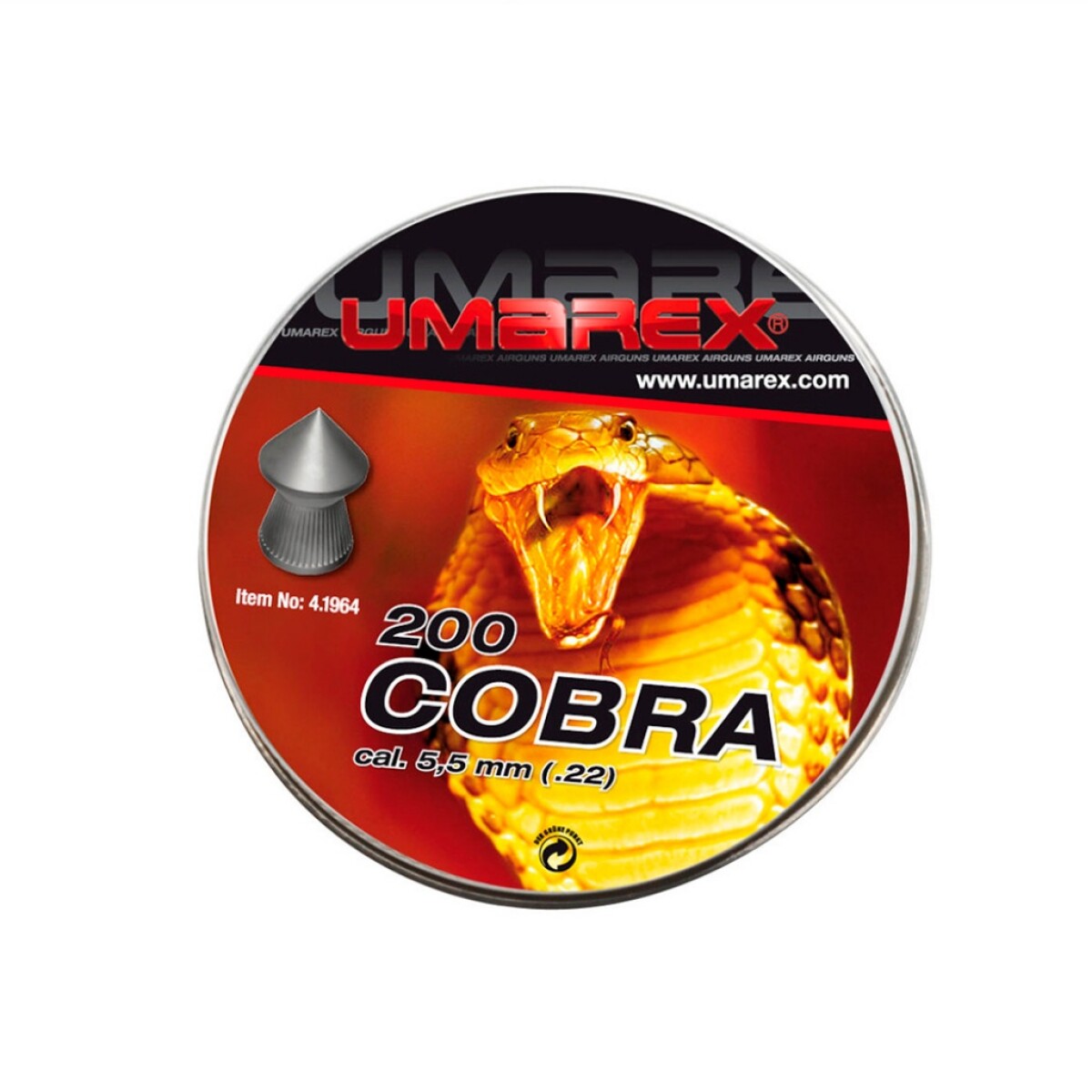 Chumbo Umarex Cobra Pointed 5,5 X 200 