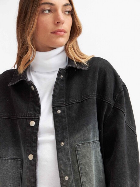 CAMPERA QUARTEIRA NEGRO
