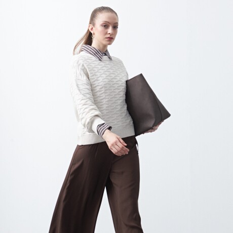 SWEATER DAMASO Crudo