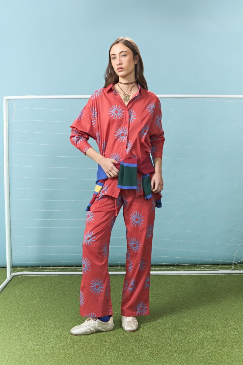 Camisa soles yorugua rojo