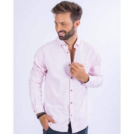 Camisa para hombre lisa UFO Cash Rosa XL