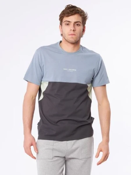 T-SHIRT RUSTY BATO PIED GRIS