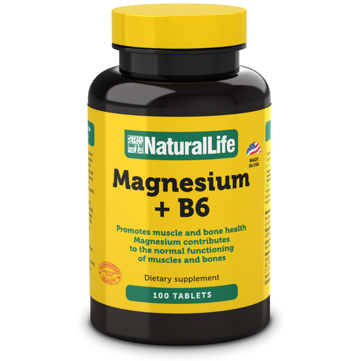Magnesio + B6 Natural Life 100 Comprimidos 