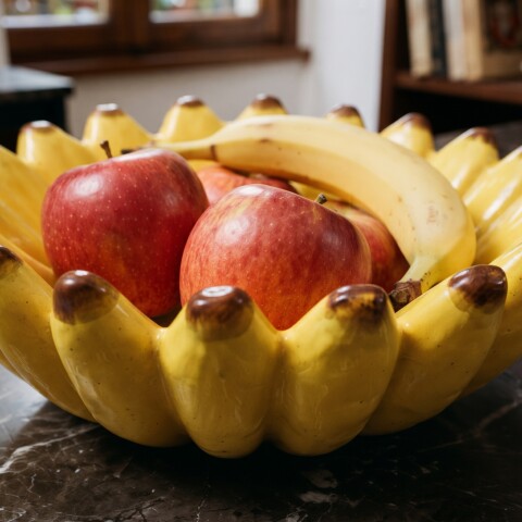 Bowl frutero de cerámica bananas M