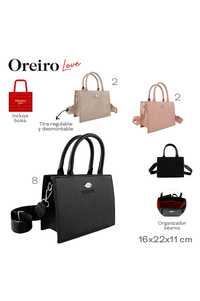 Cartera Las Oreiro Negro