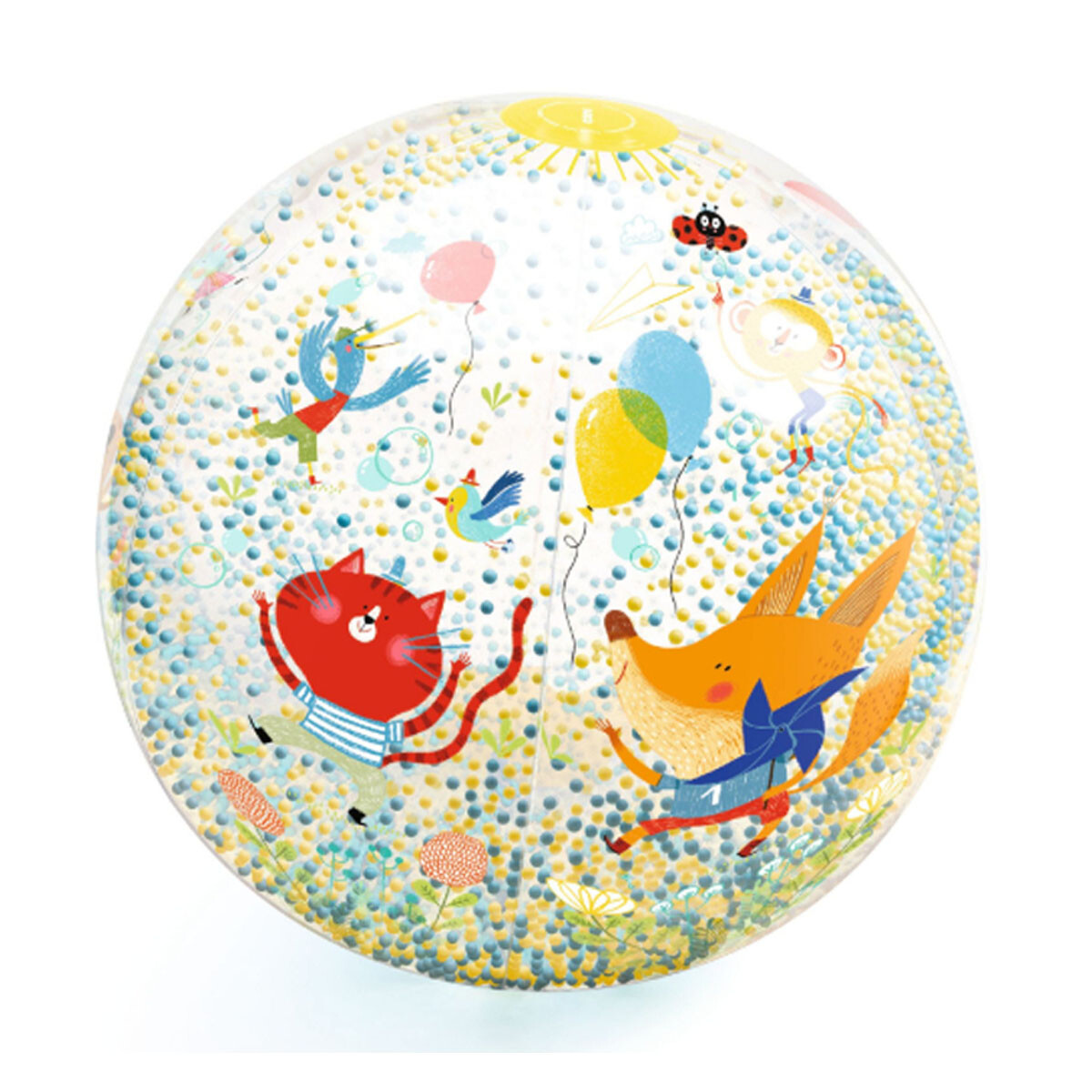 Pelota inflable Bubbles Djeco 
