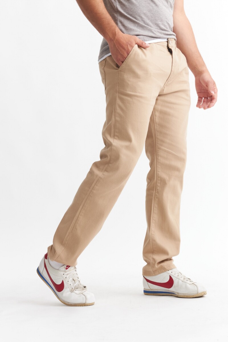 Pantalón recto BEIGE