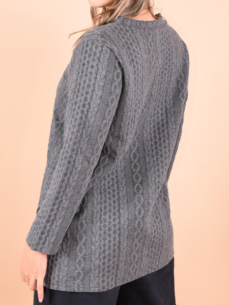 BUZO AUSTRIA GRIS OSCURO