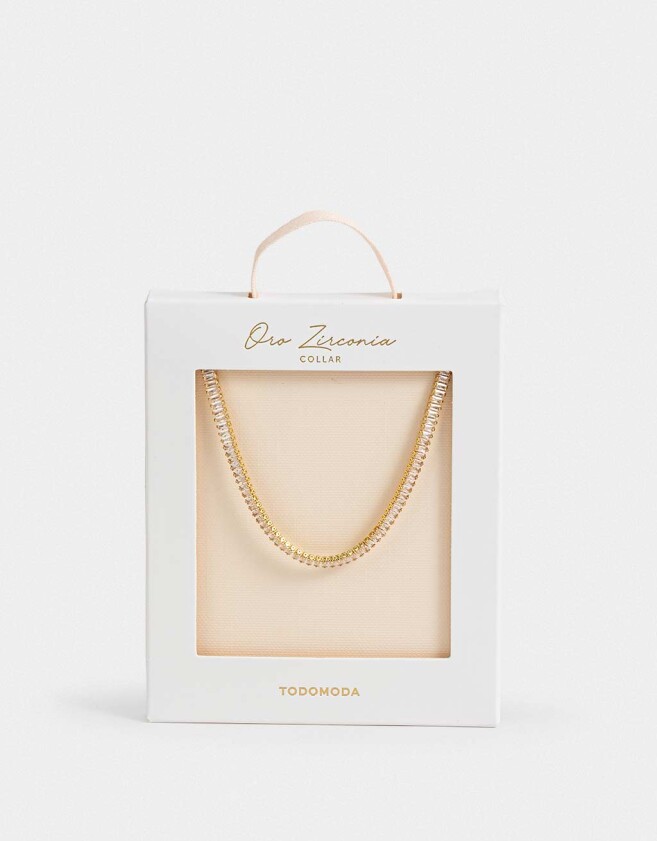 Collares Cortos Premium Gold Collar Corto Bañado En Oro - Dorado
