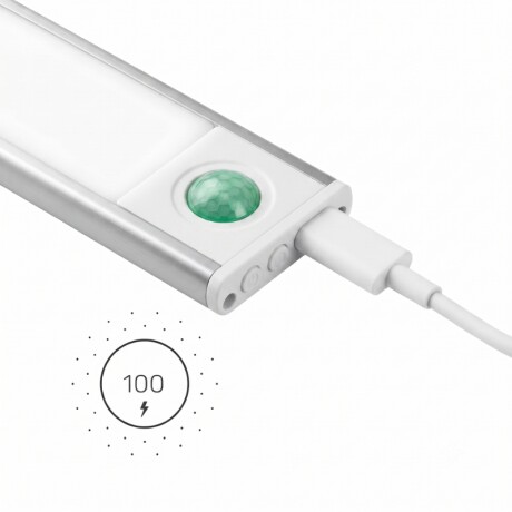 ARTEFACTO RECARGABLE MORAIS CON SENSOR DE MOVIMIENTO 40CM Lámpara Recargable Con Sensor De Movimiento Morais 40CM CCT Blanco