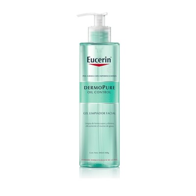 Gel Limpiador Facial Eucerin Dermopure Piel Grasa 400 Ml. Gel Limpiador Facial Eucerin Dermopure Piel Grasa 400 Ml.