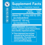 VITAMIN SHOPPE D3 & K2 FR. X 60 CAPS. BL única