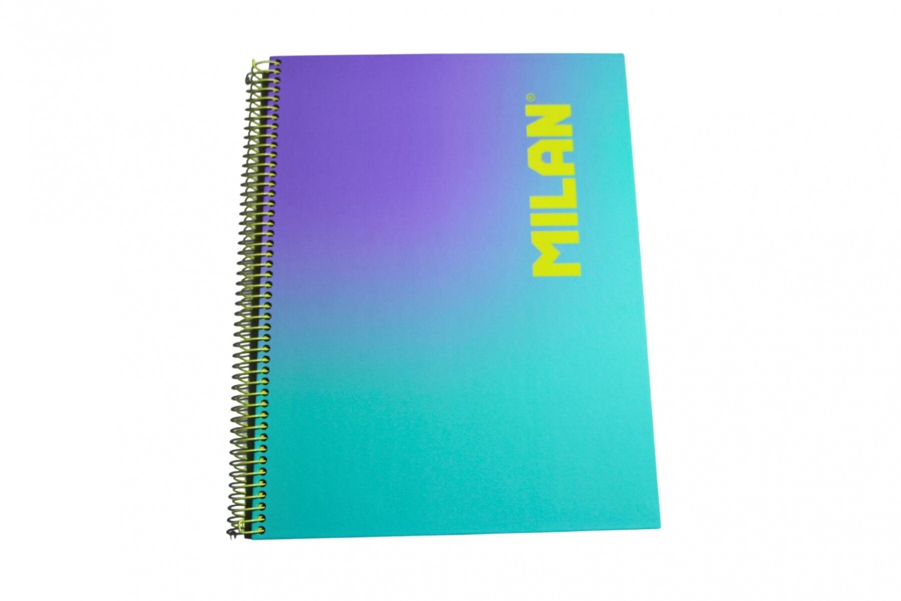 CUADERNO MILAN SUNSET CON ESPIRAL TAMAÑO A4 DE 90 HOJAS RAYADO 