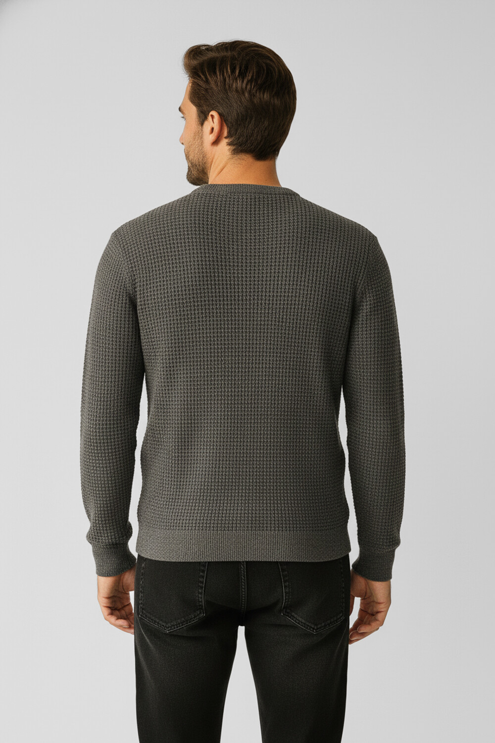 Sweater Morelen Gris Melange Oscuro