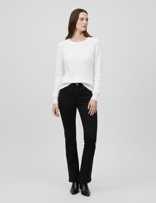 Buzo Manga Calada BLANCO