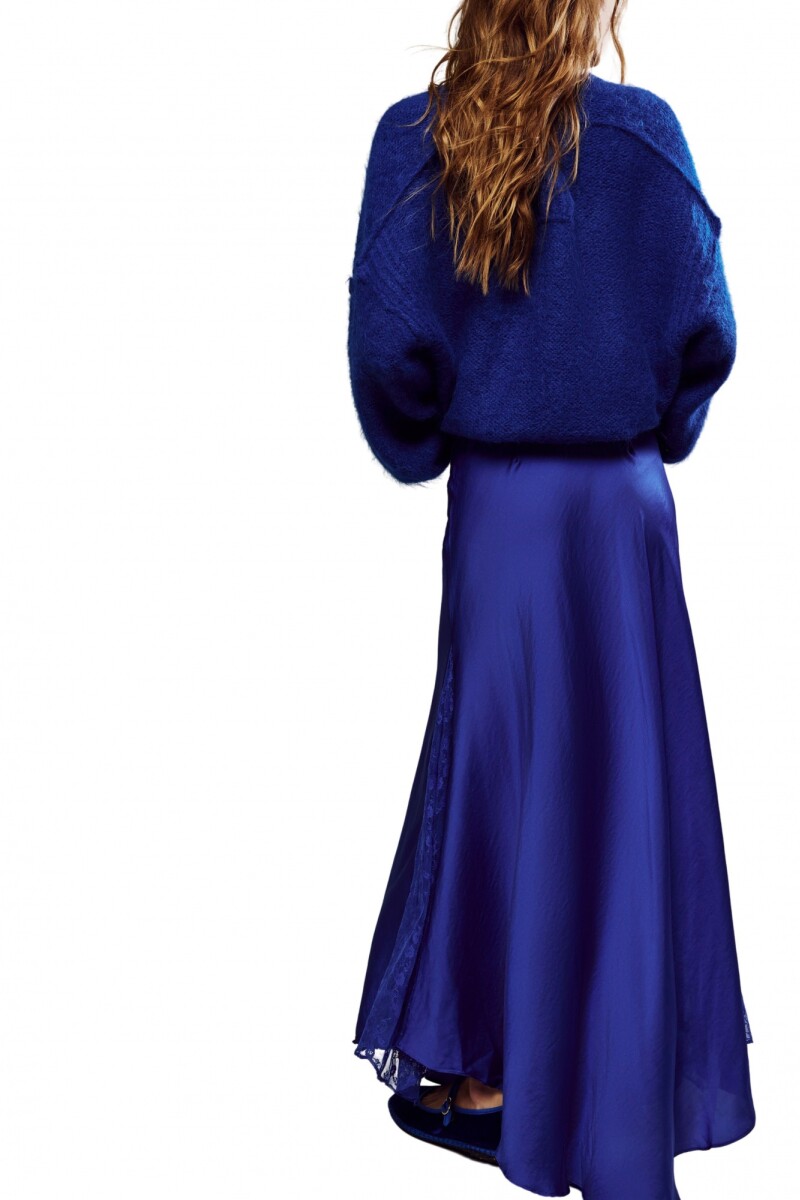 FALDA LARGA MAKE YOU MINE Azul