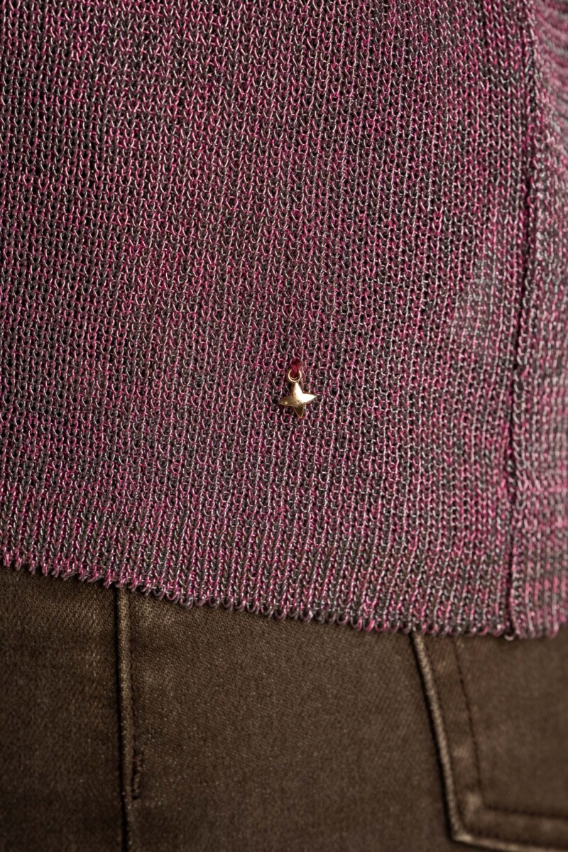 Top Tejido Berenjena