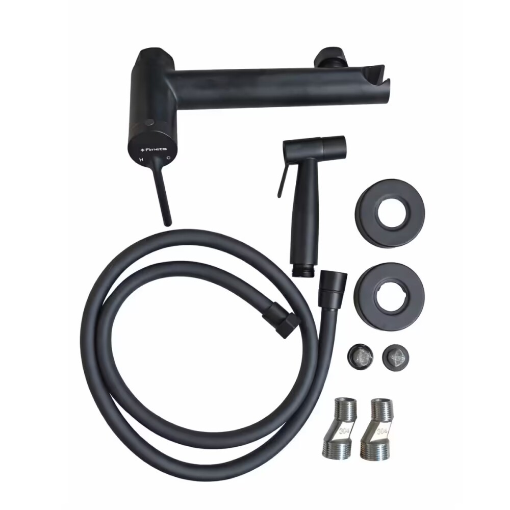 Monocomando ducha higiénica Exterior Negro Mate GC Monocomando Ducha Higiénica Exterior Negro Mate Gc