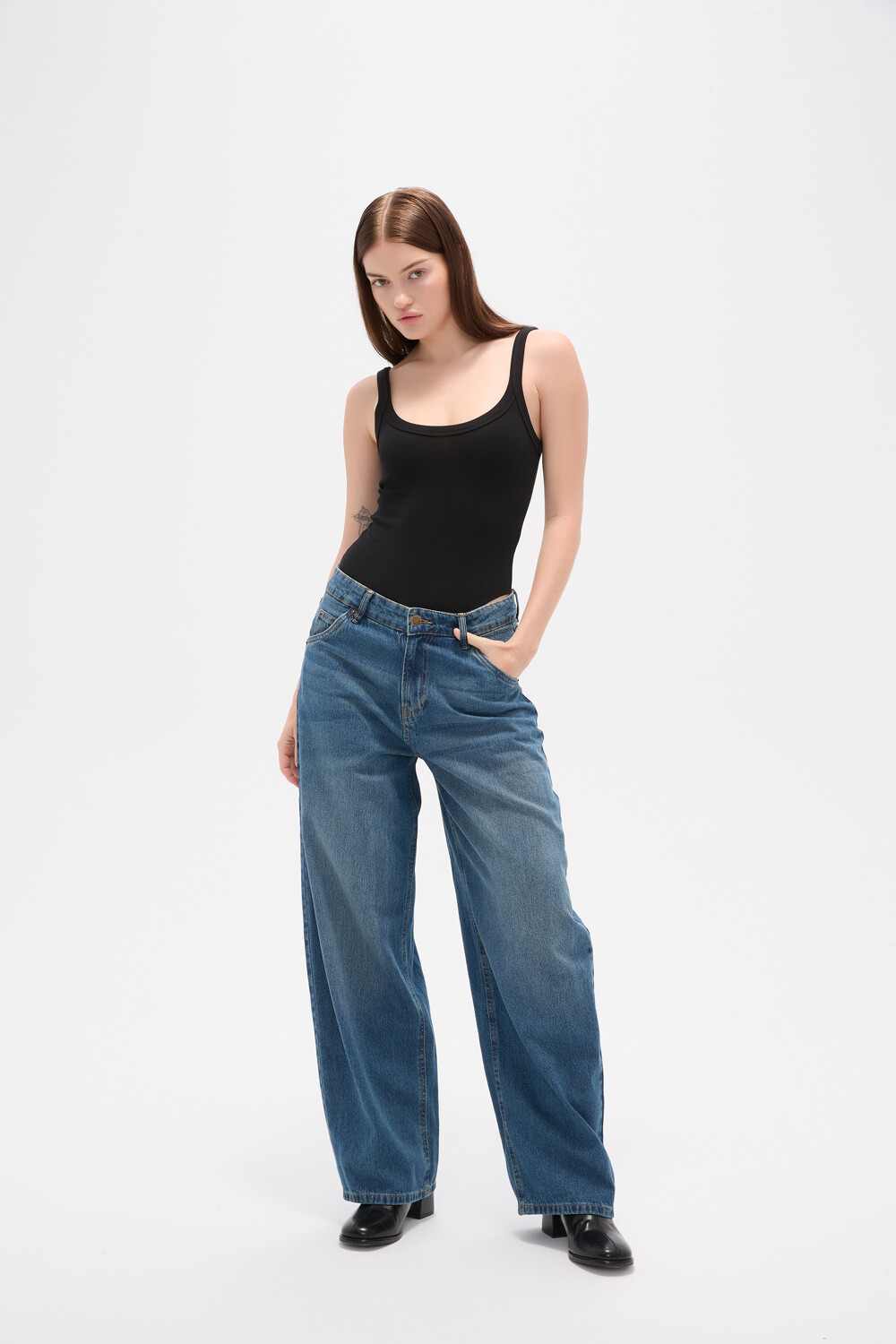 Pantalon Brisalta Azul Grisaceo